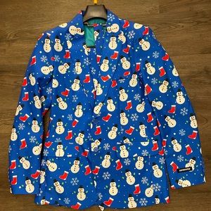 Ugly Snowman Christmas Suit - Size Small 34-38